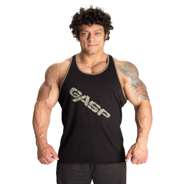 Спортивная майка GASP Vintage T-back Black/Green L - Фото 1 Спортивная майка GASP Vintage T-back Black/Green L - изображение 1