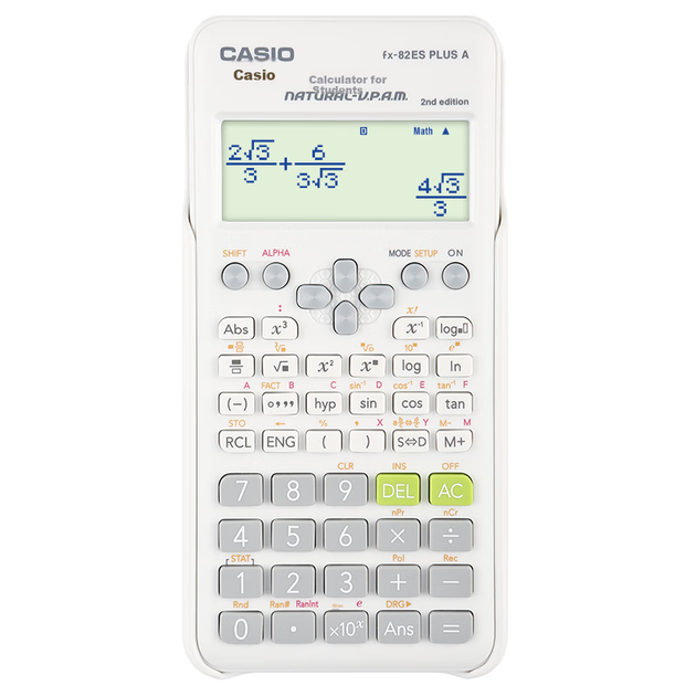 Калькулятор CASIO FX-82ES PLUS научный, для учебы и экзаменов, белый - изображение 5