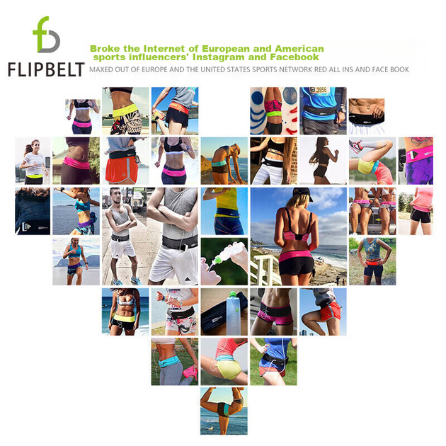 Flipbelt [Класична поясна сумка] Багатофункціональний пояс для бігу на свіжому повітрі для чоловіків та жінок, спорядження для марафону, кишеня для телефону, атомно-жовтий XL - зображення 10