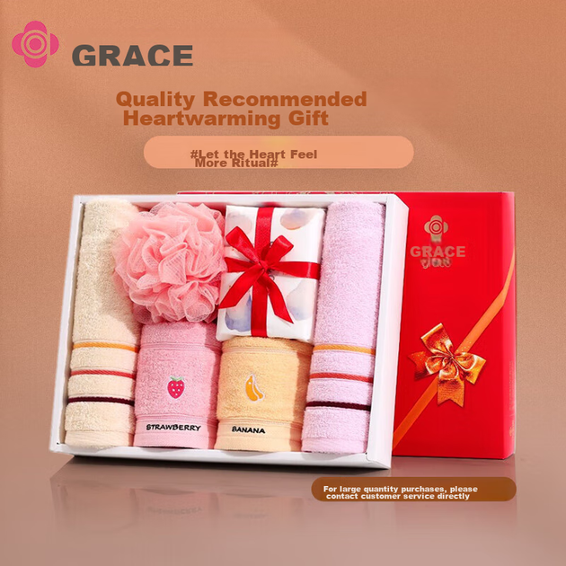 Набор полотенец Grace из чистого хлопка, антибактериальные, 6 шт - изображение 5