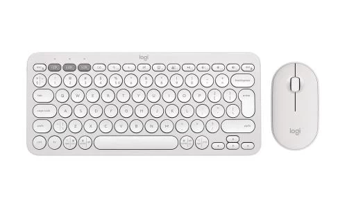 Комплект беспроводной Logitech Pebble 2 Combo, White (920-012240) - Фото 1 Комплект беспроводной Logitech Pebble 2 Combo, White (920-012240) - изображение 1