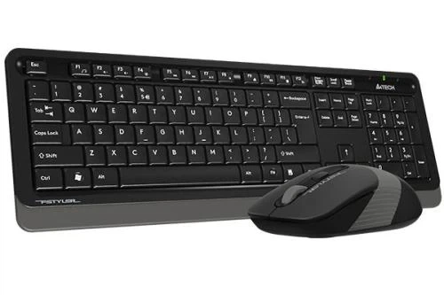 Комплект беспроводной A4tech Fstyler FG1010, Black+Grey, клавиатура+мышь - Фото 2 Комплект беспроводной A4tech Fstyler FG1010, Black+Grey, клавиатура+мышь - изображение 2