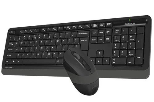 Комплект беспроводной A4tech Fstyler FG1010, Black+Grey, клавиатура+мышь - Фото 5 Комплект беспроводной A4tech Fstyler FG1010, Black+Grey, клавиатура+мышь - изображение 5