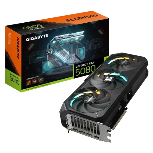 Відеокарта GeForce RTX 5080, Gigabyte, GAMING OC, 16Gb GDDR7 (GV-N5080GAMING OC-16GD) - Фото 1 Відеокарта GeForce RTX 5080, Gigabyte, GAMING OC, 16Gb GDDR7 (GV-N5080GAMING OC-16GD) - зображення 1
