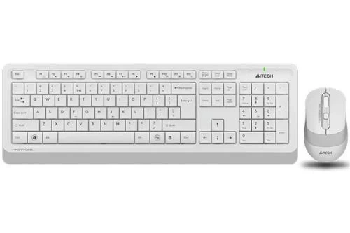 Комплект беспроводной A4tech Fstyler FG1010, White+Grey - Фото 1 Комплект беспроводной A4tech Fstyler FG1010, White+Grey - изображение 1