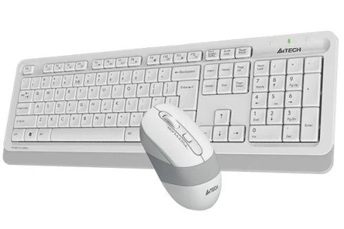 Комплект беспроводной A4tech Fstyler FG1010, White+Grey - Фото 2 Комплект беспроводной A4tech Fstyler FG1010, White+Grey - изображение 2