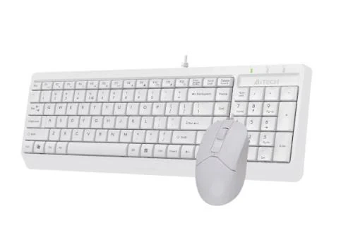 Комплект A4Tech Fstyler Sleek Multimedia Comfort F1512, White, клавиатура+мышь, USB - изображение 3