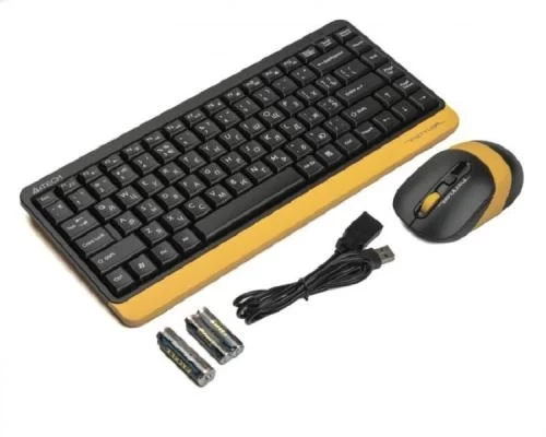Комплект беспроводной A4Tech Fstyler FG1110 Bumblebee, радиус действия до 15 м - Фото 1 Комплект беспроводной A4Tech Fstyler FG1110 Bumblebee, радиус действия до 15 м - изображение 1