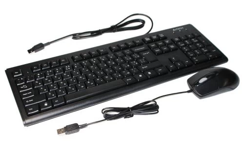 Комплект A4Tech KRS-8372, Black, проводной, USB - Фото 1 Комплект A4Tech KRS-8372, Black, проводной, USB - изображение 1