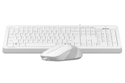 Комплект A4Tech Fstyler Sleek Multimedia Comfort F1010, White, клавиатура+мышь, USB - изображение 2