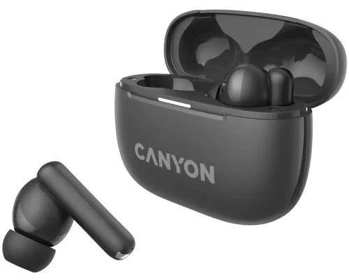 Навушники бездротові Canyon TWS-10 "OnGo 10 ANC", Dark Grey (CNS-TWS10BK) - зображення 5