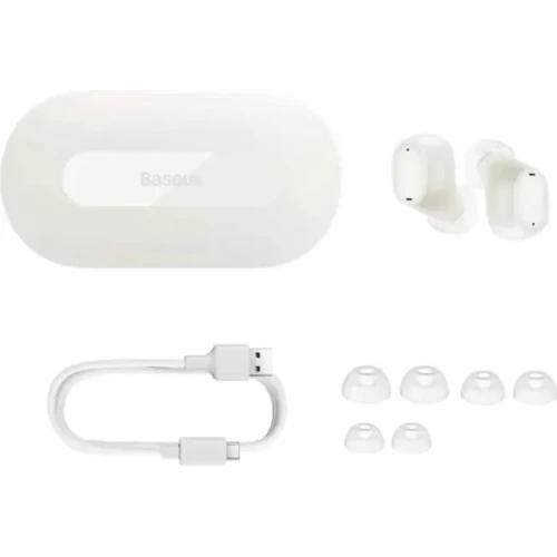 Навушники бездротові Baseus Bowie EZ10 TWS, White (A00054300226-Z1) - Фото 6 Навушники бездротові Baseus Bowie EZ10 TWS, White (A00054300226-Z1) - зображення 6