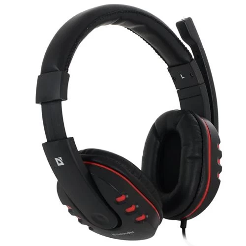 Навушники Defender Warhead G-160, Black/Red (64113) - Фото 1 Навушники Defender Warhead G-160, Black/Red (64113) - зображення 1