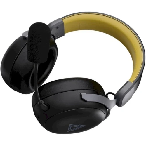 Наушники беспроводные Ajazz AHM08 MAX, Black/Grey/Yellow - Фото 6 Наушники беспроводные Ajazz AHM08 MAX, Black/Grey/Yellow - изображение 6