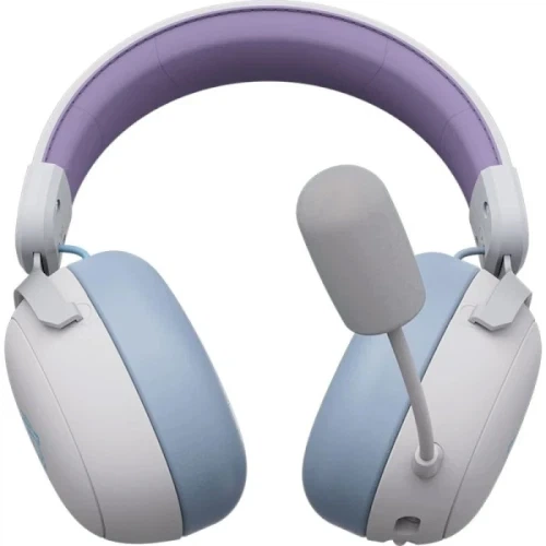 Наушники беспроводные Ajazz AHM08 MAX, Purple/White/Blue - Фото 3 Наушники беспроводные Ajazz AHM08 MAX, Purple/White/Blue - изображение 3