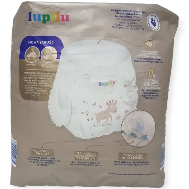 Підгузки-трусики Lupilu Premium Pants Розмір 7 (17+ кг) 56 шт набір 2 упаковки по 28 шт - Фото 2 Підгузки-трусики Lupilu Premium Pants Розмір 7 (17+ кг) 56 шт набір 2 упаковки по 28 шт - изображение 2