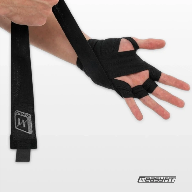 Боксерские бинты FlexWrap 3 м эластичные 50% нейлон 35% хлопок 15% полиэстер 5 см - изображение 2