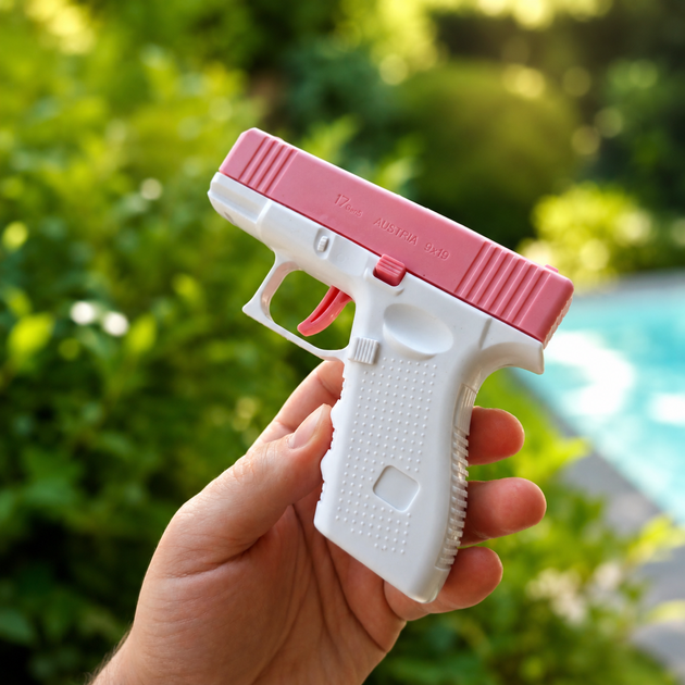Водяной пистолет Глок (Glock) розовый - Фото 5 Водяной пистолет Глок (Glock) розовый - изображение 5