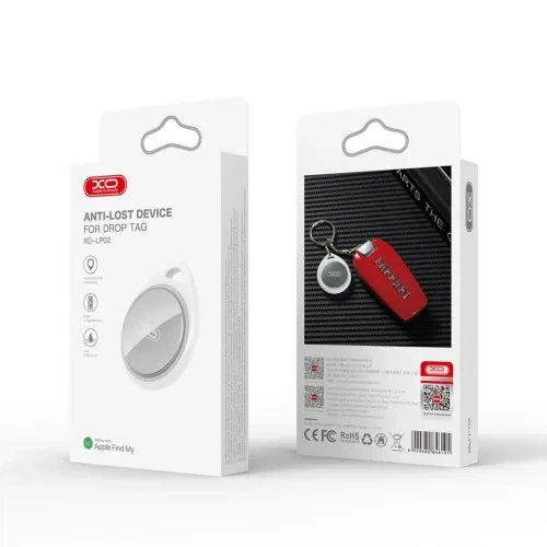 Брелок-поисковый трекер XO LP02 Apple MFI Certified Bluetooth Anti Loss Locator White с поддержкой Apple Find My - изображение 2