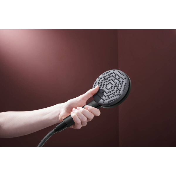 Лійка для душу HANSGROHE RAINDANCE ALIVE 24500670, чорний/матовий, кругла - изображение 5