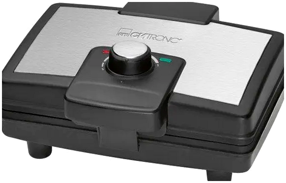 Вафельница 800 Вт с терморегулятором для бельгийских вафель 2 шт Clatronic - изображение 2