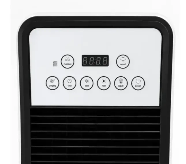 Мобильный кондиционер Rainber R2343 до 10 м² с обогревом 4000 Вт, охлаждением, увлажнением, сенсорной панелью, пультом ДУ, резервуаром 3 л, Белый - Фото 7 Мобильный кондиционер Rainber R2343 до 10 м² с обогревом 4000 Вт, охлаждением, увлажнением, сенсорной панелью, пультом ДУ, резервуаром 3 л, Белый - изображение 7
