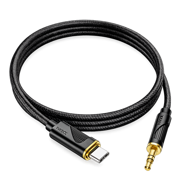 Аудіокабель Hoco UPA30 USB Type-C – 3.5 мм AUX Hi-Fi DAC 1 м - зображення 4