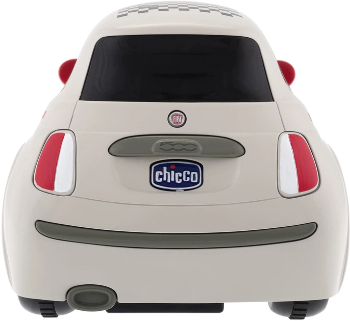 Samochodzik zdalnie sterowany z kierownicą Chicco FIAT 500 Biały (8058664035342) - obraz 11