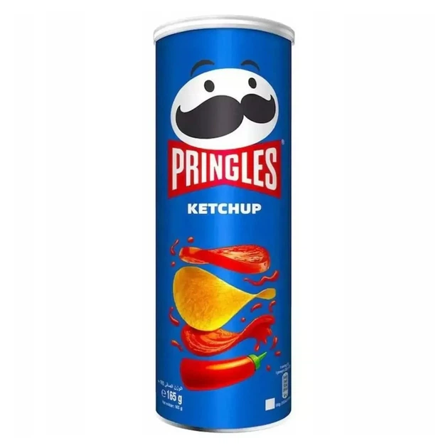 Чіпси Кетчуп Прінглс Ketchup Pringles, 165 г - Фото 1 Чіпси Кетчуп Прінглс Ketchup Pringles, 165 г - зображення 1