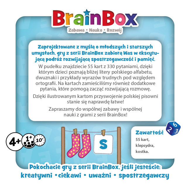 Gra planszowa Rebel BrainBox - ABC (edycja polska) (5906954791115) - obraz 4