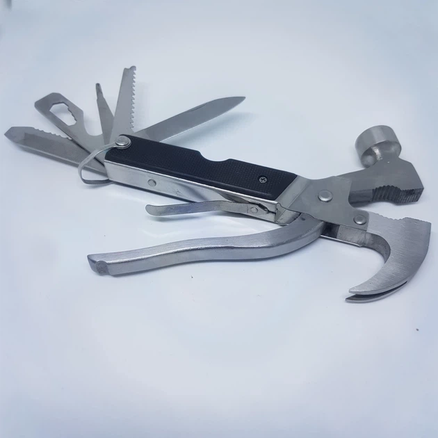Молоток-гвоздодер Многофункциональный инструмент мультитул Tac Tool 18 in 1 - Фото 4 Молоток-гвоздодер Многофункциональный инструмент мультитул Tac Tool 18 in 1 - изображение 4