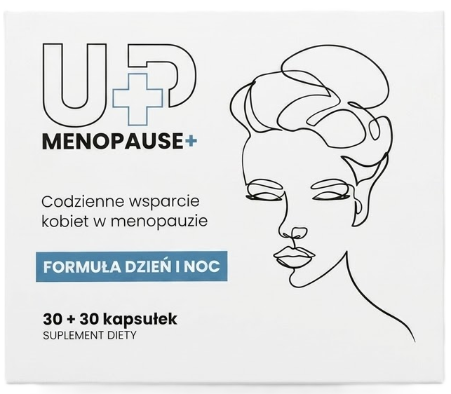 Suplement diety dla kobiet w okresie menopauzy Up Health Pharma Up Menopause+ 30 kapsułek (5905771809140) - Zdjęcie 1 Suplement diety dla kobiet w okresie menopauzy Up Health Pharma Up Menopause+ 30 kapsułek (5905771809140) - obraz 1