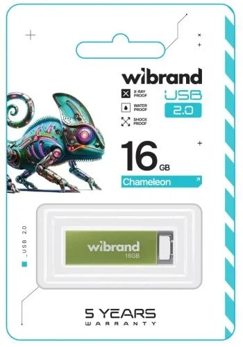 Флеш накопитель USB 16Gb Wibrand Chameleon, Light Green, USB 2.0 (WI2.0/CH16U6LG) - Фото 2 Флеш накопитель USB 16Gb Wibrand Chameleon, Light Green, USB 2.0 (WI2.0/CH16U6LG) - изображение 2