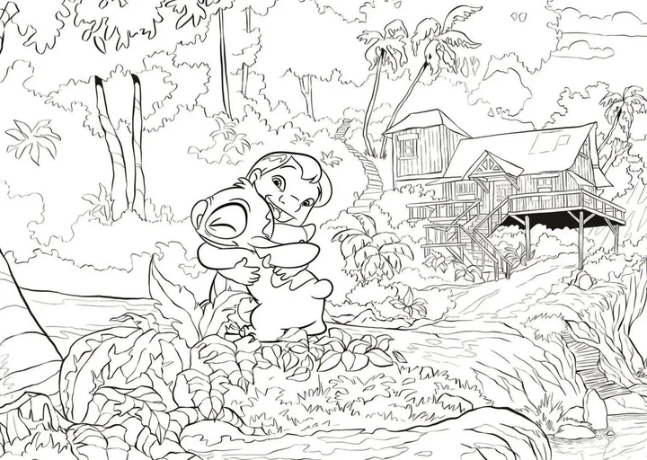 Розмальовки disney за номерами Zagadkowe rysunki антистрес арт терапія велика розмальовка дитяча дісней по цифрам для дітей дівчаток хлопчиків дорослих Stitch 200% - изображение 4