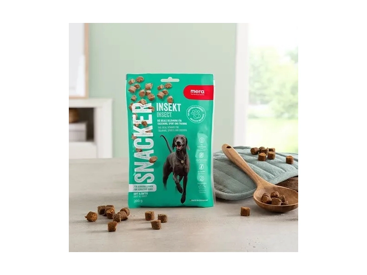 Мягкие снеки для собак с чувствительным пищеварением Mera snacker Insekt 200 г - Фото 3 Мягкие снеки для собак с чувствительным пищеварением Mera snacker Insekt 200 г - изображение 3