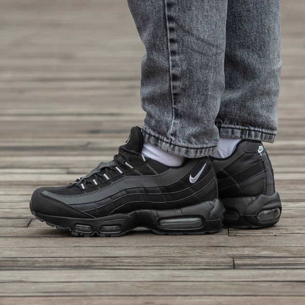 Кросівки чоловічі Air Max 95 Black Grey 40 (2229-1085520) - Фото 1 Кросівки чоловічі Air Max 95 Black Grey 40 (2229-1085520) - зображення 1