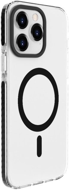 Etui plecki Evelatus Clear Case PC+TPU MagSafe do Apple iPhone 15 Pro Max Transparent Black (EVEAPP15PMCSMB) - Zdjęcie 2 Etui plecki Evelatus Clear Case PC+TPU MagSafe do Apple iPhone 15 Pro Max Transparent Black (EVEAPP15PMCSMB) - obraz 2
