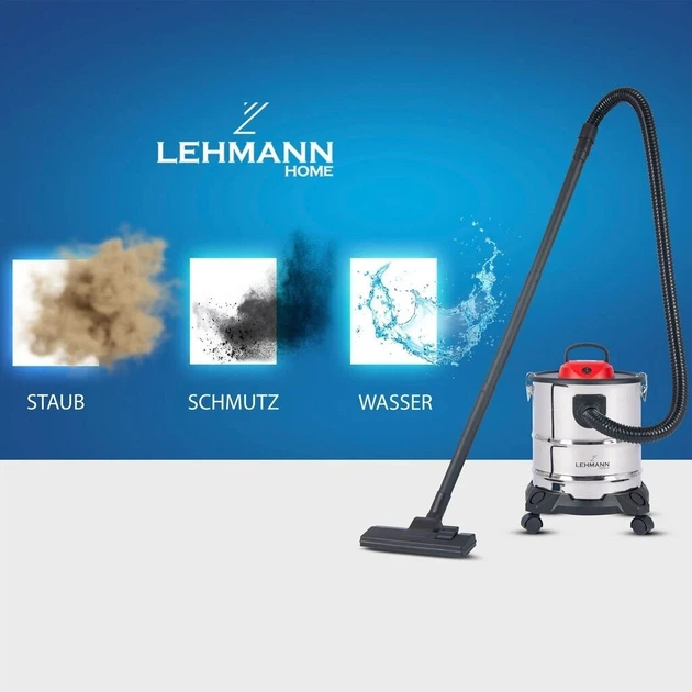 Пылесос для сбора золы Lehmann LTOVI-1220 2000 Вт 20 л нержавеющая сталь 32х32х42 см - Фото 7 Пылесос для сбора золы Lehmann LTOVI-1220 2000 Вт 20 л нержавеющая сталь 32х32х42 см - изображение 7