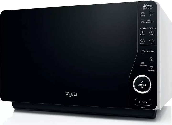 Мікрохвильова піч Whirlpool MWF 421 SL - Фото 4 Мікрохвильова піч Whirlpool MWF 421 SL - зображення 4
