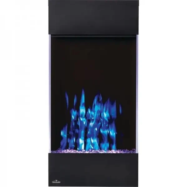 Электрокамин вертикальный Allure Vertical 32 750-1500 Вт черный 81,3x14,2x40,6 см - Фото 2 Электрокамин вертикальный Allure Vertical 32 750-1500 Вт черный 81,3x14,2x40,6 см - изображение 2