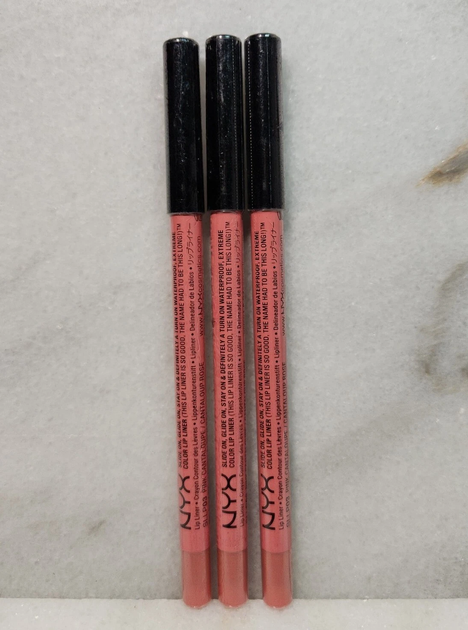 Олівець-лайнер для контуру губ NYX Cosmetics Slide On Lip Pencil SLLP03 Pink Canteloupe рожевий динний - зображення 7