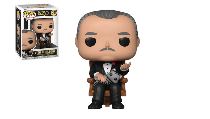 Фігурка FUNKO POP! Хрещений Батько Віто The Godfather Vito Corleone 94mm 1200 61529 - зображення 4