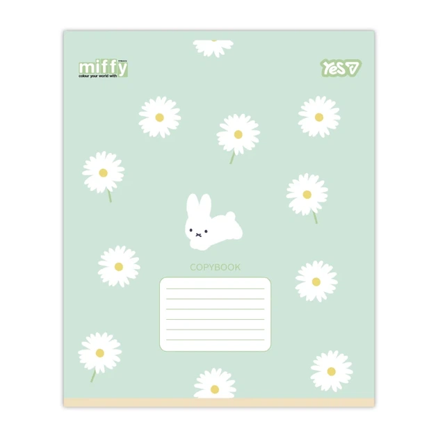 Зошит учнівський Miffy Flowers YES 768708 12 аркушів Різнокольоровий shop (4823133109213) - изображение 4