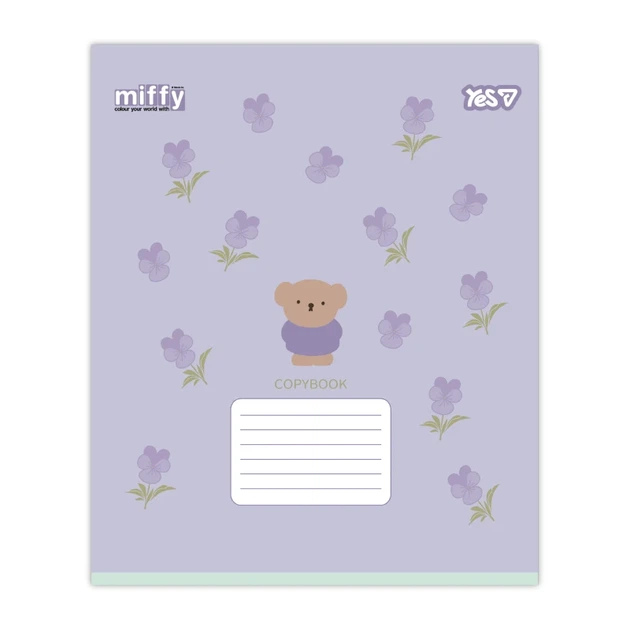 Зошит учнівський Miffy Flowers YES 768708 12 аркушів Різнокольоровий shop (4823133109213) - изображение 5