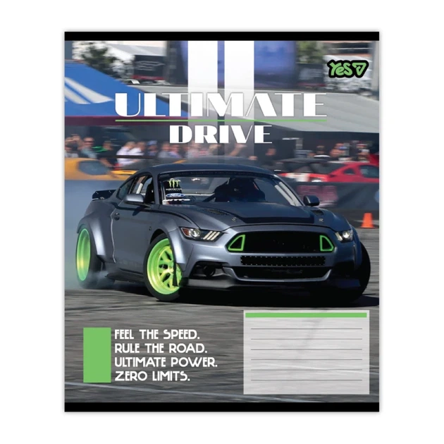 Зошит учнівський Ultimate drive YES 768509 12 аркушів Різнокольоровий shop (4823133101651) - Фото 4 Зошит учнівський Ultimate drive YES 768509 12 аркушів Різнокольоровий shop (4823133101651) - изображение 4