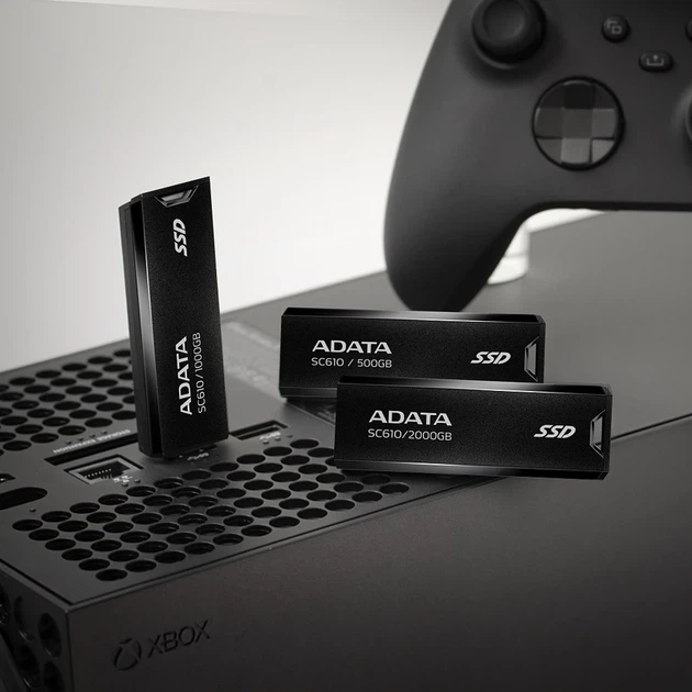 Портативний SSD ADATA SC610 2TB USB 3.2 550/500Mb/s Black - изображение 10