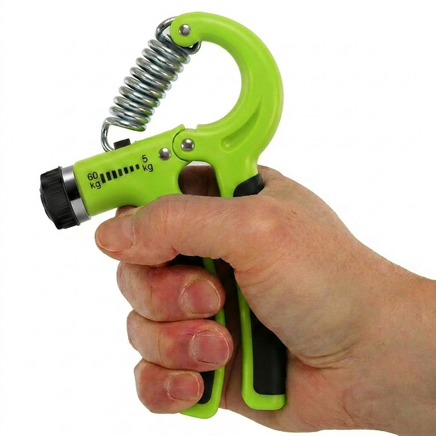 Набор кистевых эспандеров 5 в 1 для тренировки кистей и пальцев SP-Sport Grip Kit 8895 Green 5 эспандеров в комплекте - Фото 6 Набор кистевых эспандеров 5 в 1 для тренировки кистей и пальцев SP-Sport Grip Kit 8895 Green 5 эспандеров в комплекте - изображение 6