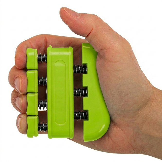 Набор кистевых эспандеров 5 в 1 для тренировки кистей и пальцев SP-Sport Grip Kit 8895 Green 5 эспандеров в комплекте - изображение 9