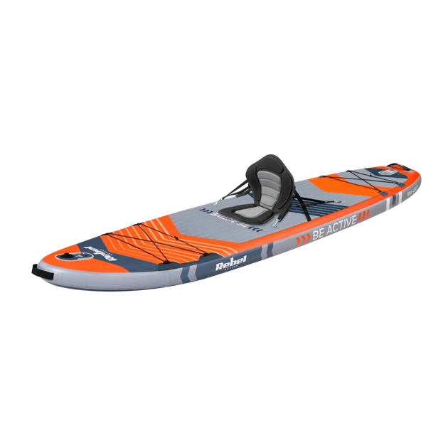 Надувна SUP дошка Rebel Active RBA-4507-OR 335×84×15 см до 170 кг Orange з веслом, сидінням каяка, насосом, рюкзаком, повідцем - зображення 6