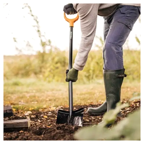 Лопата штыковая удлиненная 126.5 см сталь для садовых работ Fiskars CS-0083 - изображение 7